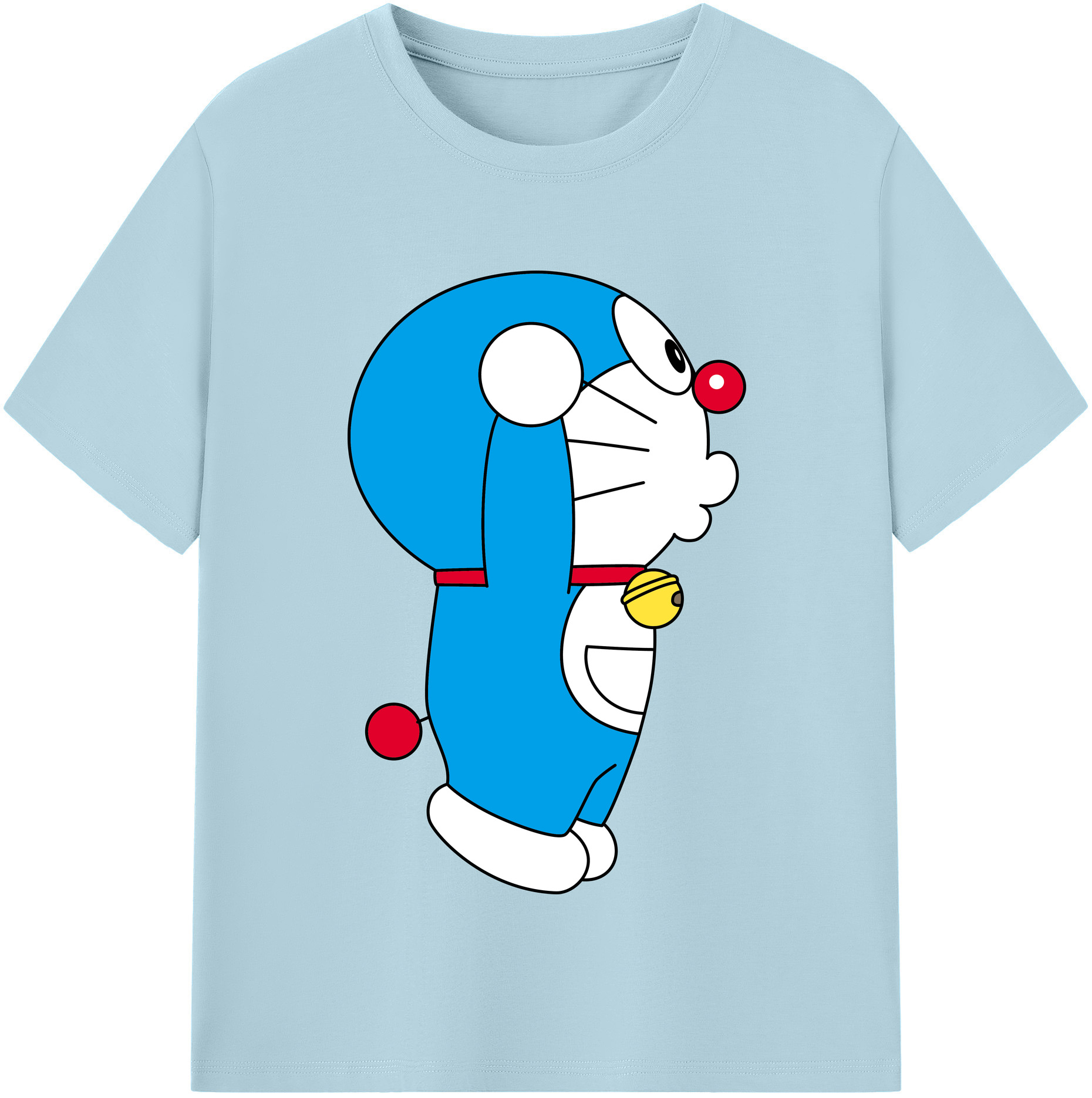 （画像用） ドラえもん Doraemon 綿100％半袖Tシャツ（フロントプリント）